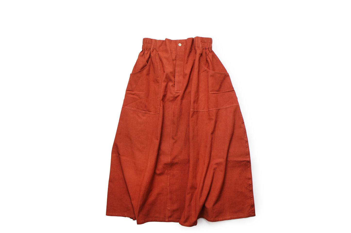 AJAY SKIRT + Brick Red