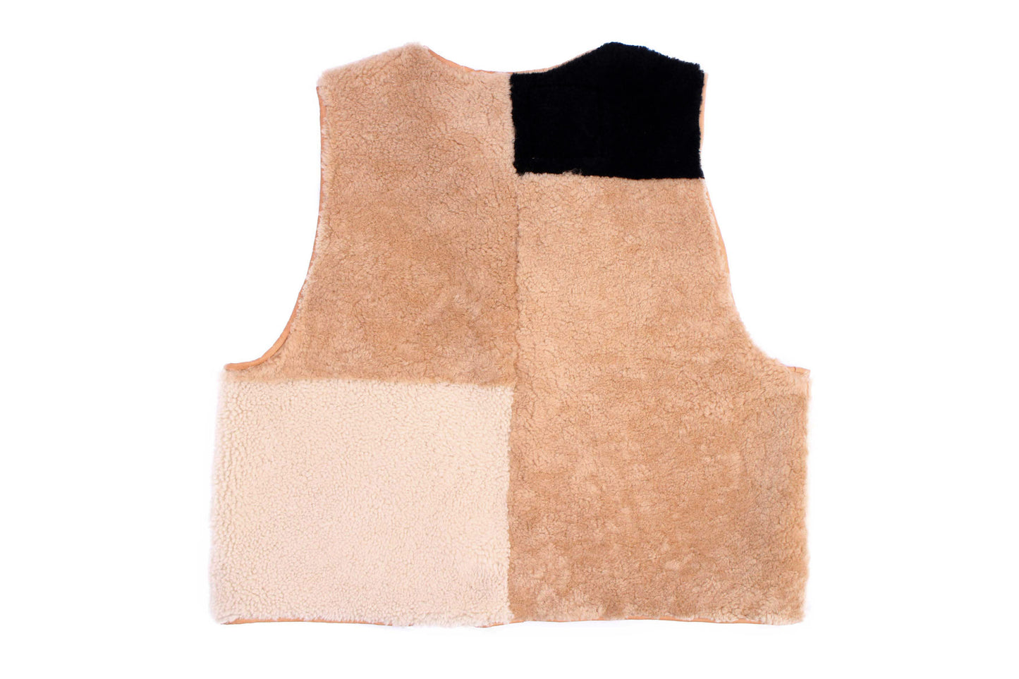 Gilet Vest PATCHWORK + Caramel